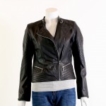 Women's Leather Biker Jacket 