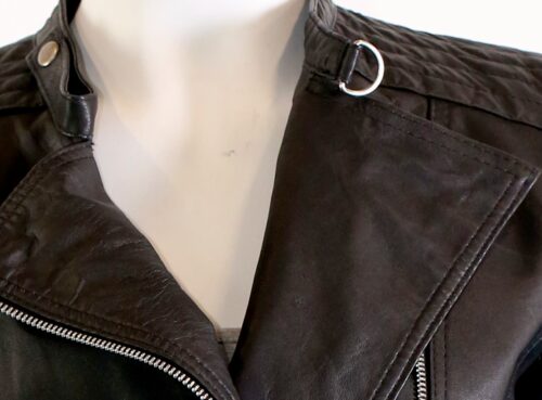 Women's Leather Biker Jacket  - Image 2