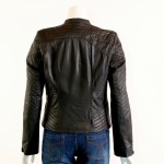 Women's Leather Biker Jacket  - Image 3