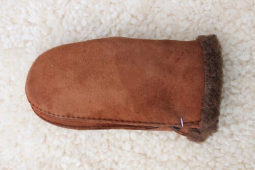 Ladies Budget Full Sheepskin Mittens - Image 6