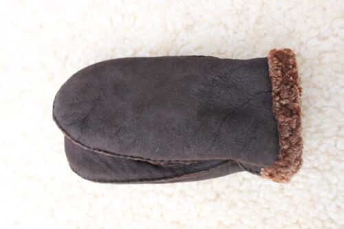 Ladies Budget Full Sheepskin Mittens - Image 9