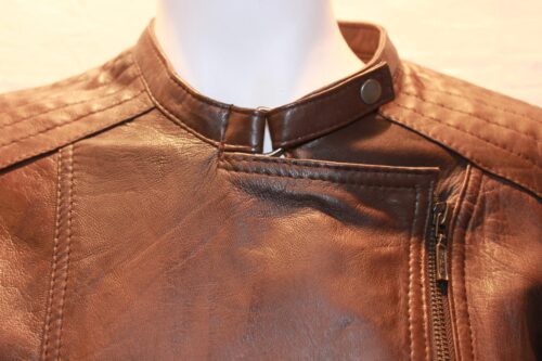 Women's Leather Biker Jacket  - Image 6
