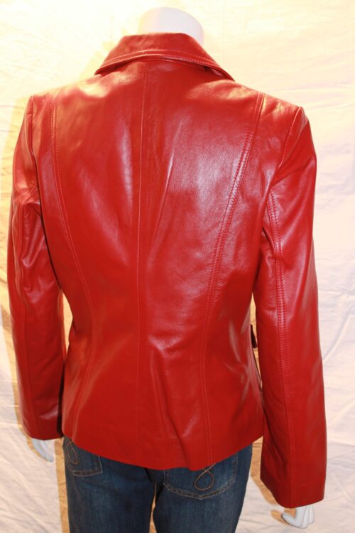 Ladies Leather Blazer - Image 2