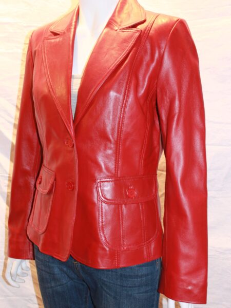 Ladies Leather Blazer