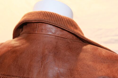 Ladies Classic Biker Leather Jacket - available in Black, Brown & Tan - Image 6