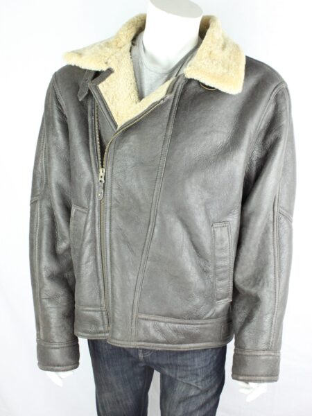 Men's Sheepskin Aviator Style Flying Jacket