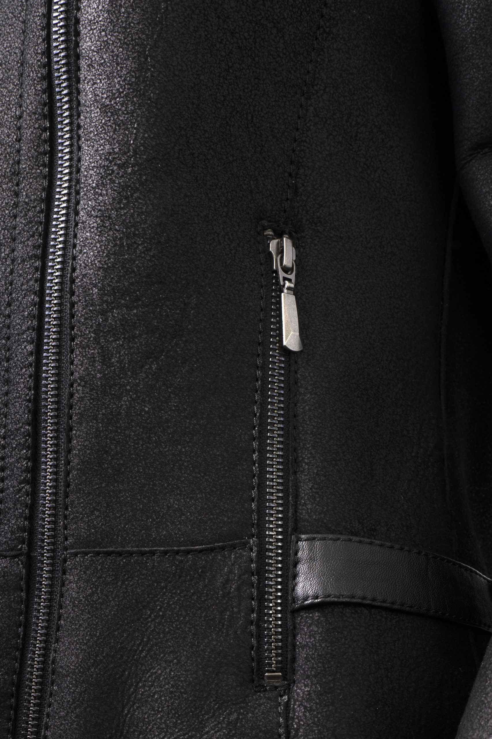 Ladies Black Sheepskin Biker Jacket – Radford Leather Fashions-Quality ...