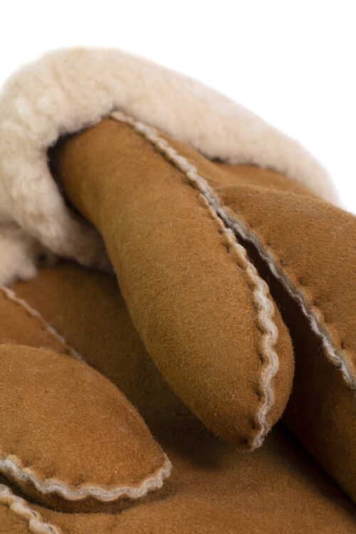 Ladies Full Sheepskin Mittens - Image 5