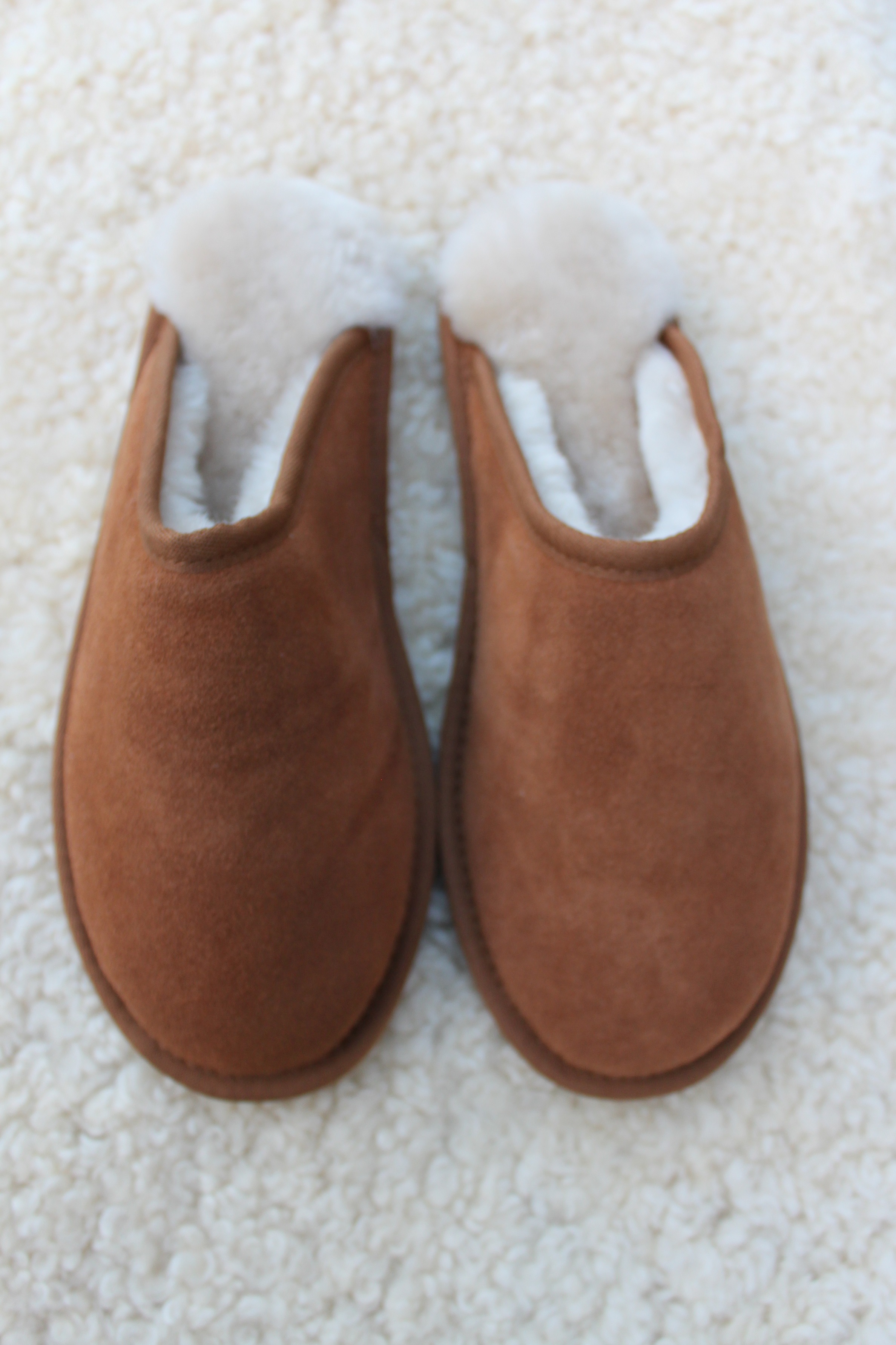 Men’s Sheepskin Mule Slippers – Radford Leather Fashions-Quality