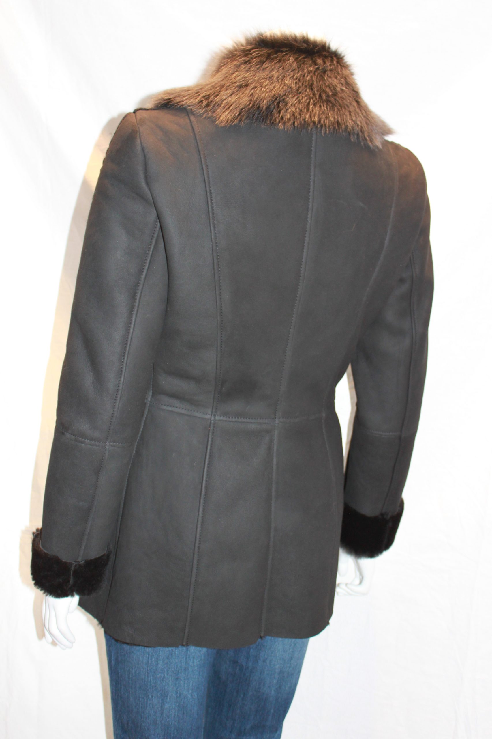 Ladies Shearling Sheepskin Coat with Toscana Collar – available in ...