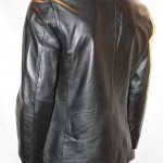 Men's Leather Blazer with patch pockets - available in Black and Brown - Image 6