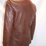 Men's Leather Blazer with patch pockets - available in Black and Brown - Image 2