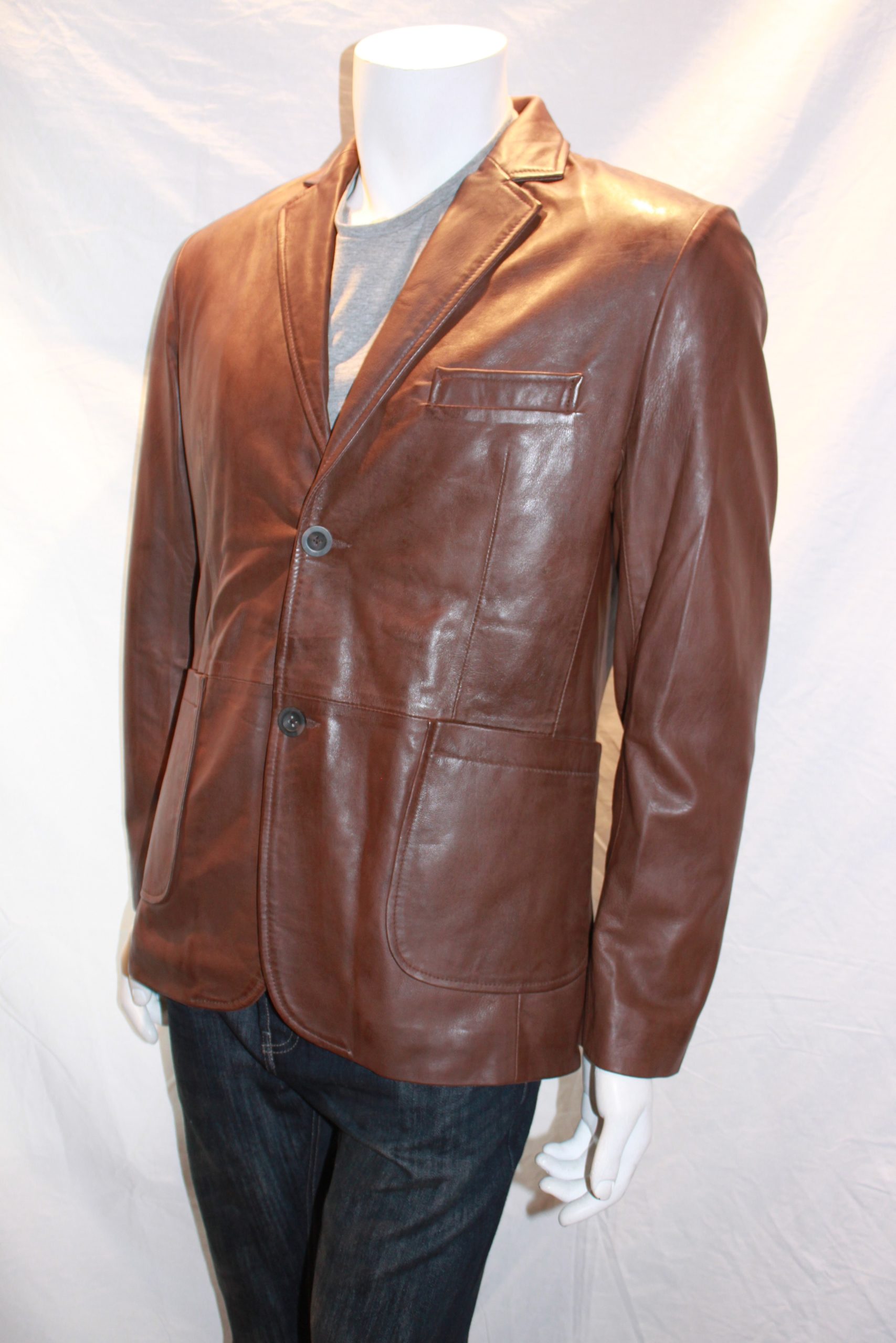 Mens patch sales pocket blazer