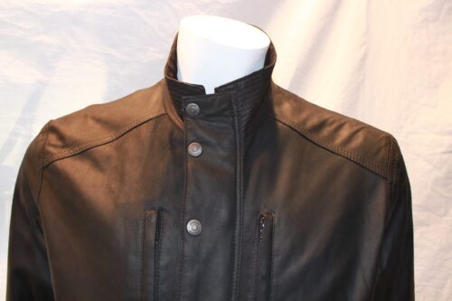 Men's 3/4 Country Style Nubuck Leather Jacket - Image 3