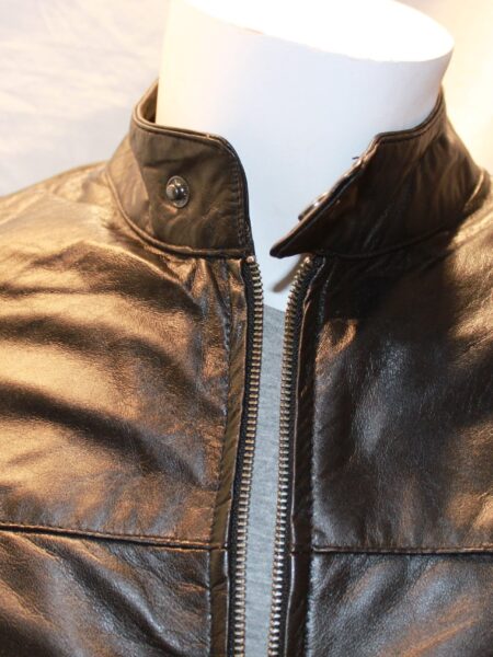 Men's Stand-up Collar Harrington Style Jacket - Available in Black