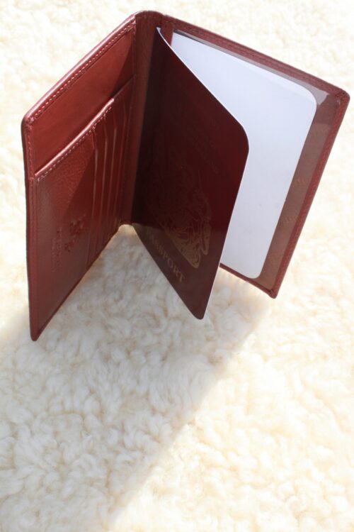 Soft Leather Passport Cover - Image 3