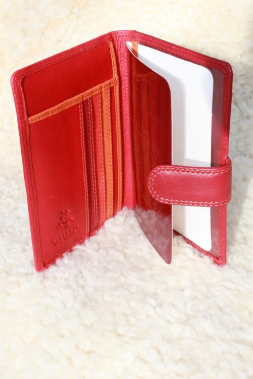 Leather Multi Coloured Passport Holder Cover Case / Wallet - Image 4