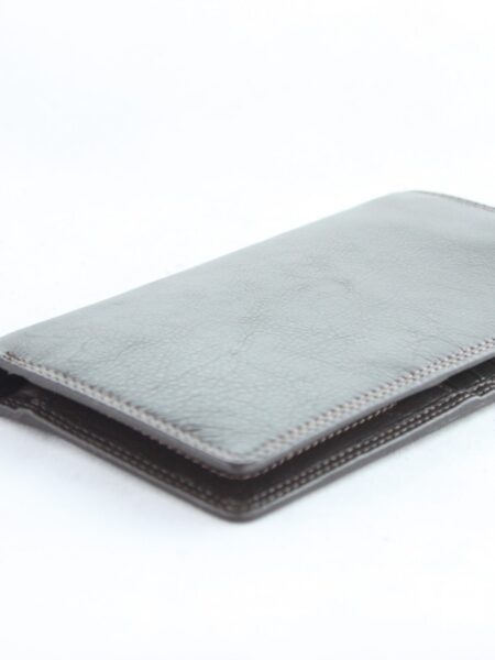 Men's Long Leather Wallet - available in Black and Brown