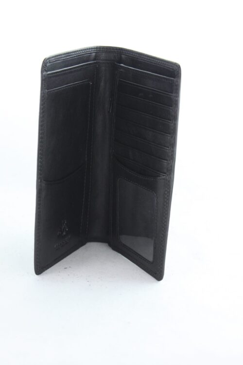 Men's Long Leather Wallet - available in Black and Brown - Image 3