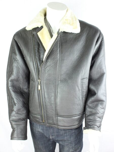 Men's Sheepskin Aviator Style Flying Jacket