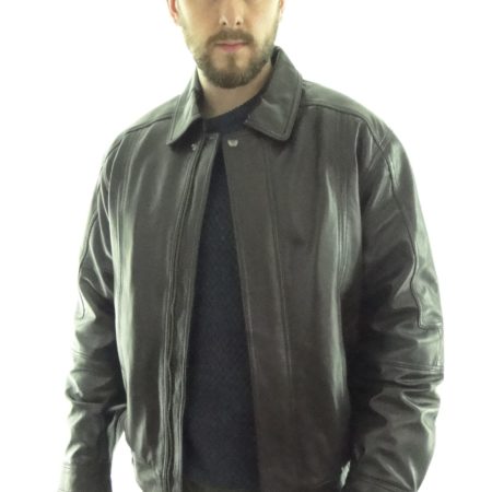 Men's Brown Leather Jacket
