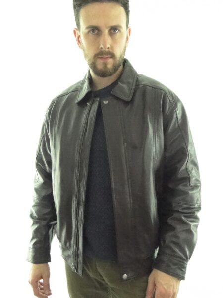 Men's Brown Leather Jacket