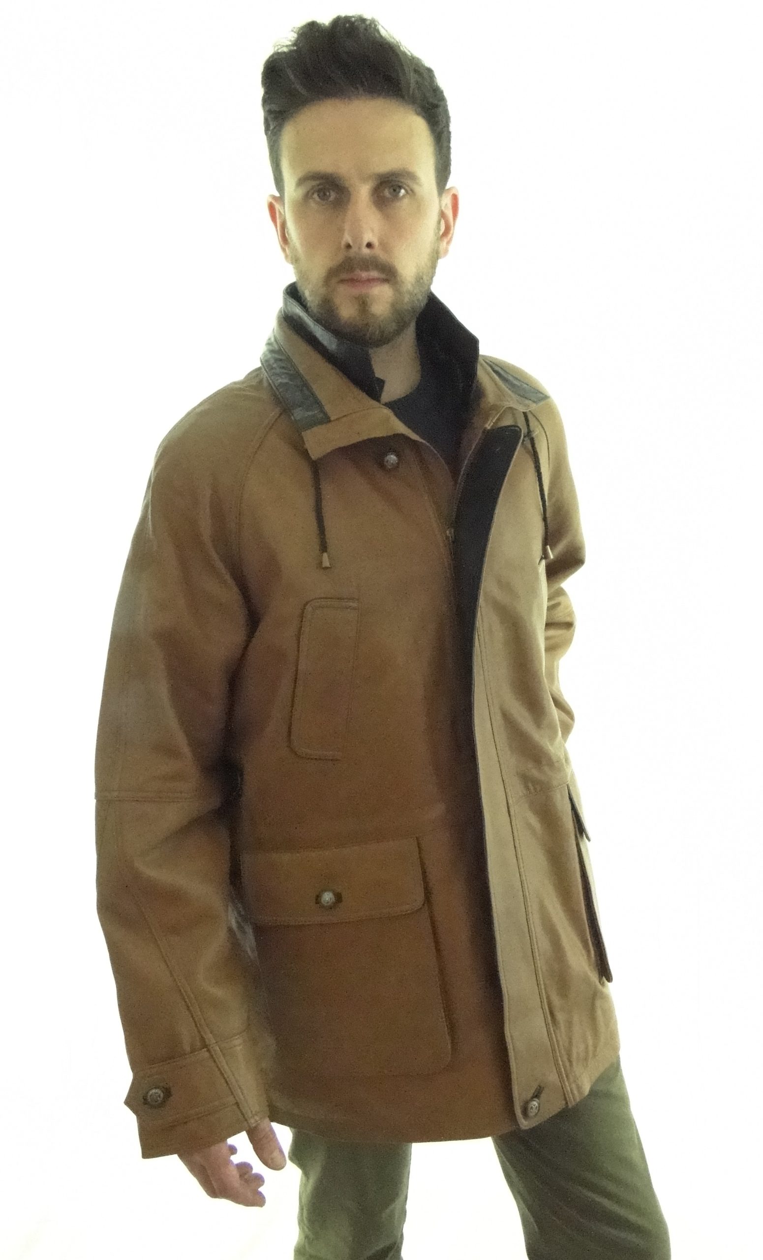 Tan parka jacket mens hotsell