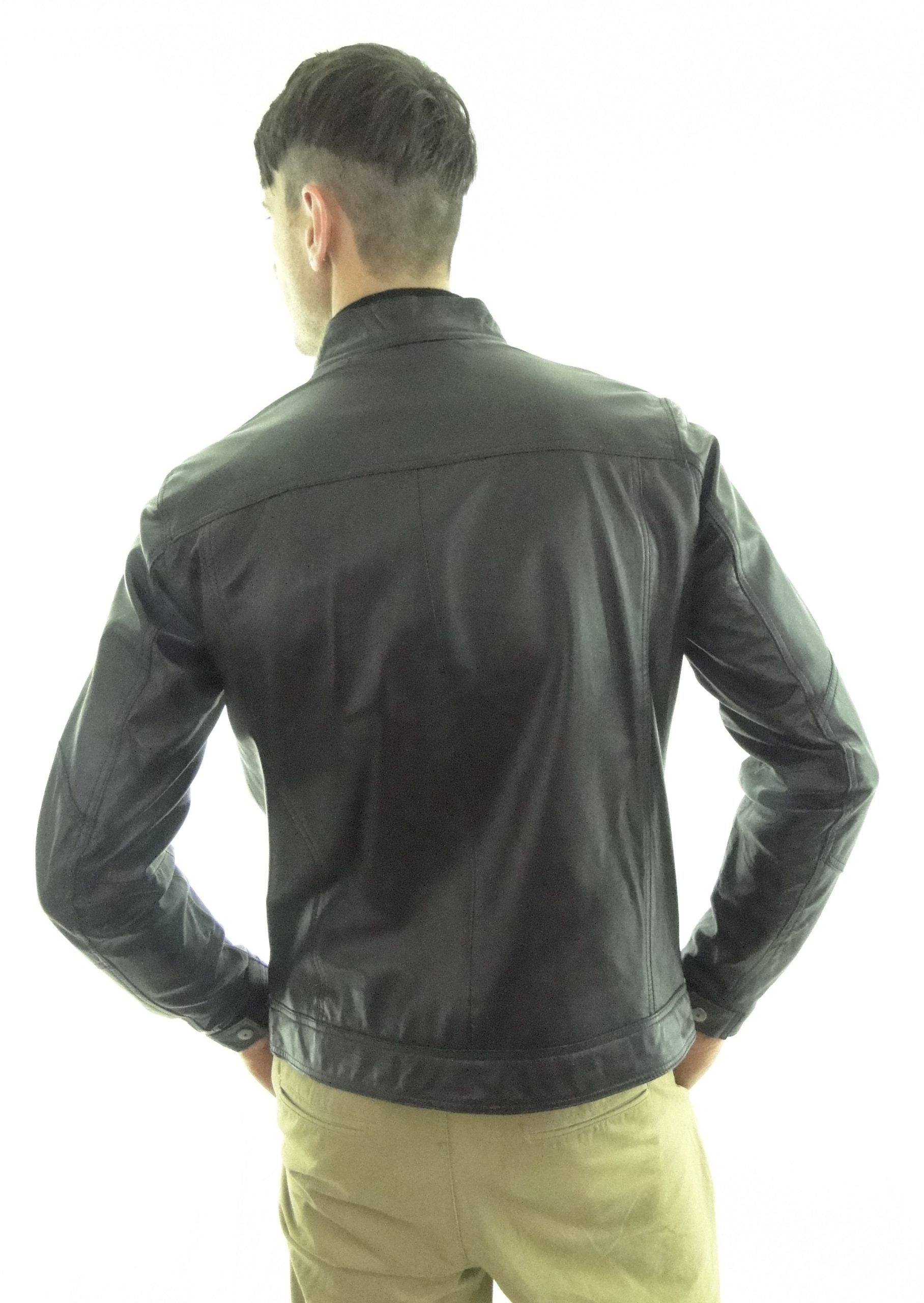 Men's Leather Denim Style Jacket in Black – Radford Leather  Fashions-Quality Leather and Sheepskin Jackets for Men and Women. Coventry,  West Midlands, UK for over 40 years