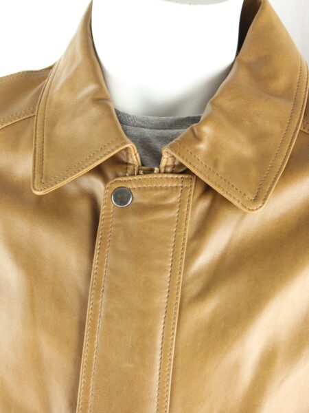 Men's Tan Leather Jacket