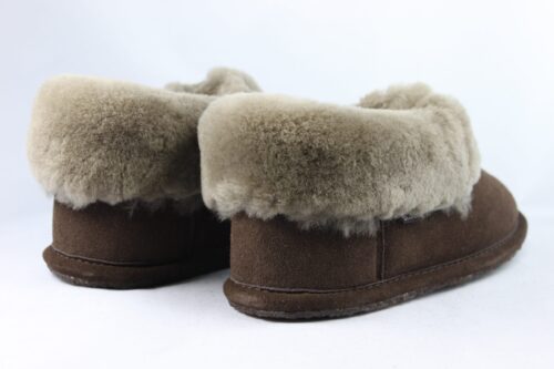 Ladies Sheepskin Slippers with full collar - Imogen by Draper of Glastonbury - Image 3