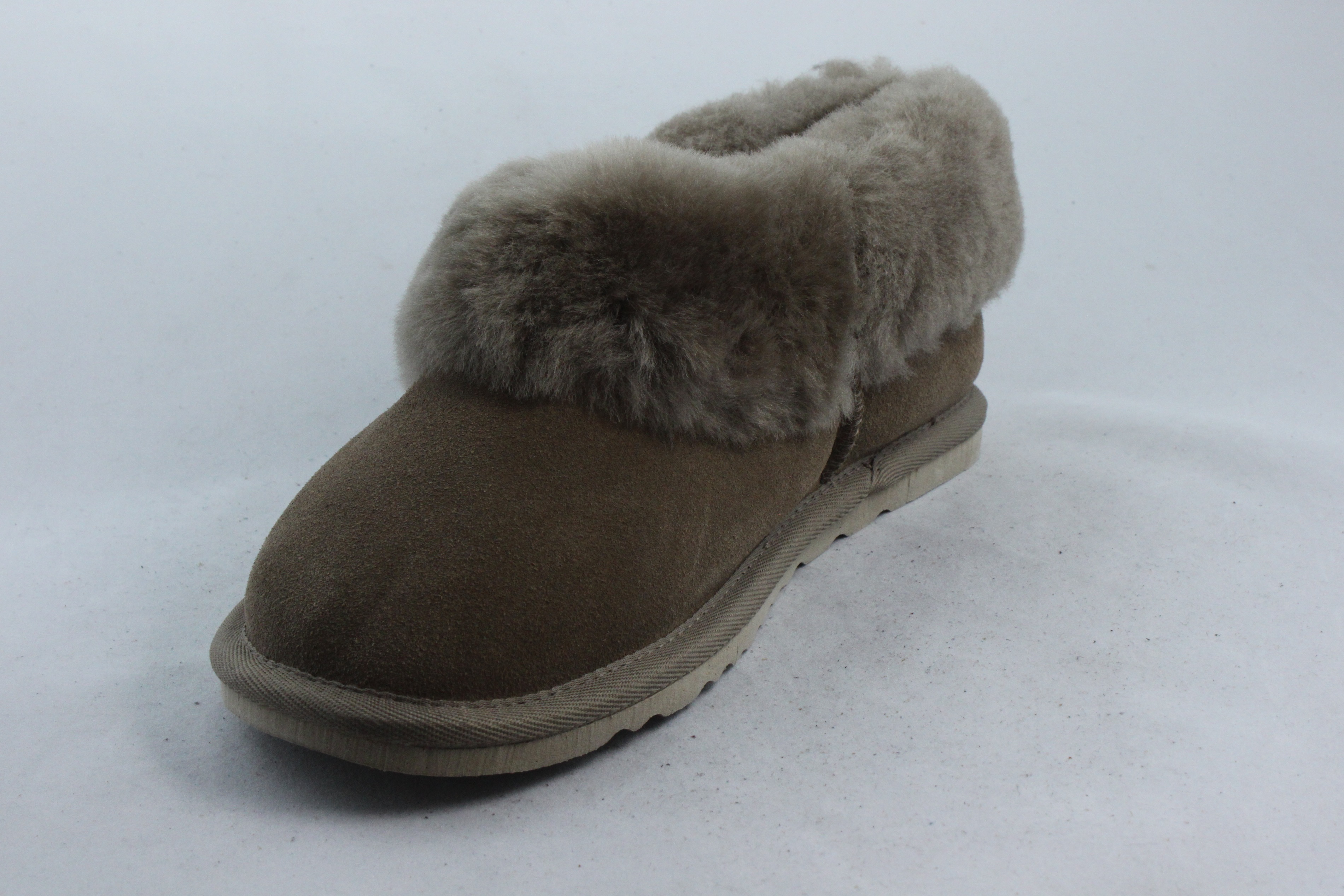 Ladies Sheepskin Slippers with full collar - Radford Leathers