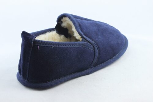 Men's Real Sheepskin Slippers with suede sole - Image 2