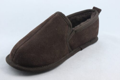 Men's Real Sheepskin Slippers with suede sole