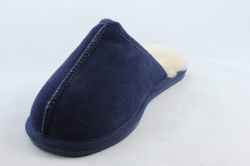 Men's Real Sheepskin Mule Slippers with hard sole - Image 2