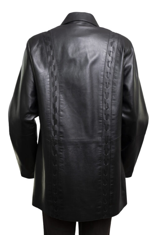 Ladies 3/4 length jacket with straight thonging - Image 12