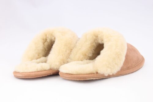 Drapers Ladies LILLY Mule Type Slipper in Black and Spice - Image 2