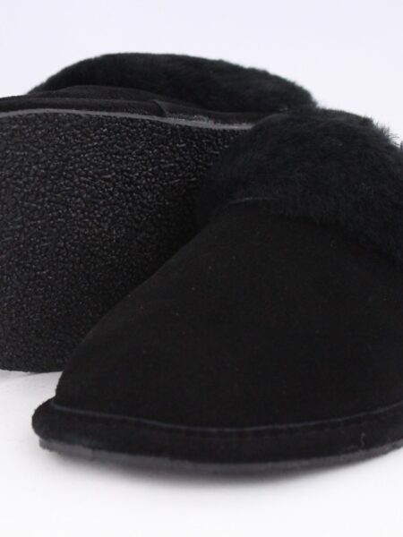 Drapers Ladies LILLY Mule Type Slipper in Black and Spice