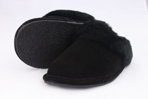 Drapers Ladies LILLY Mule Type Slipper in Black and Spice