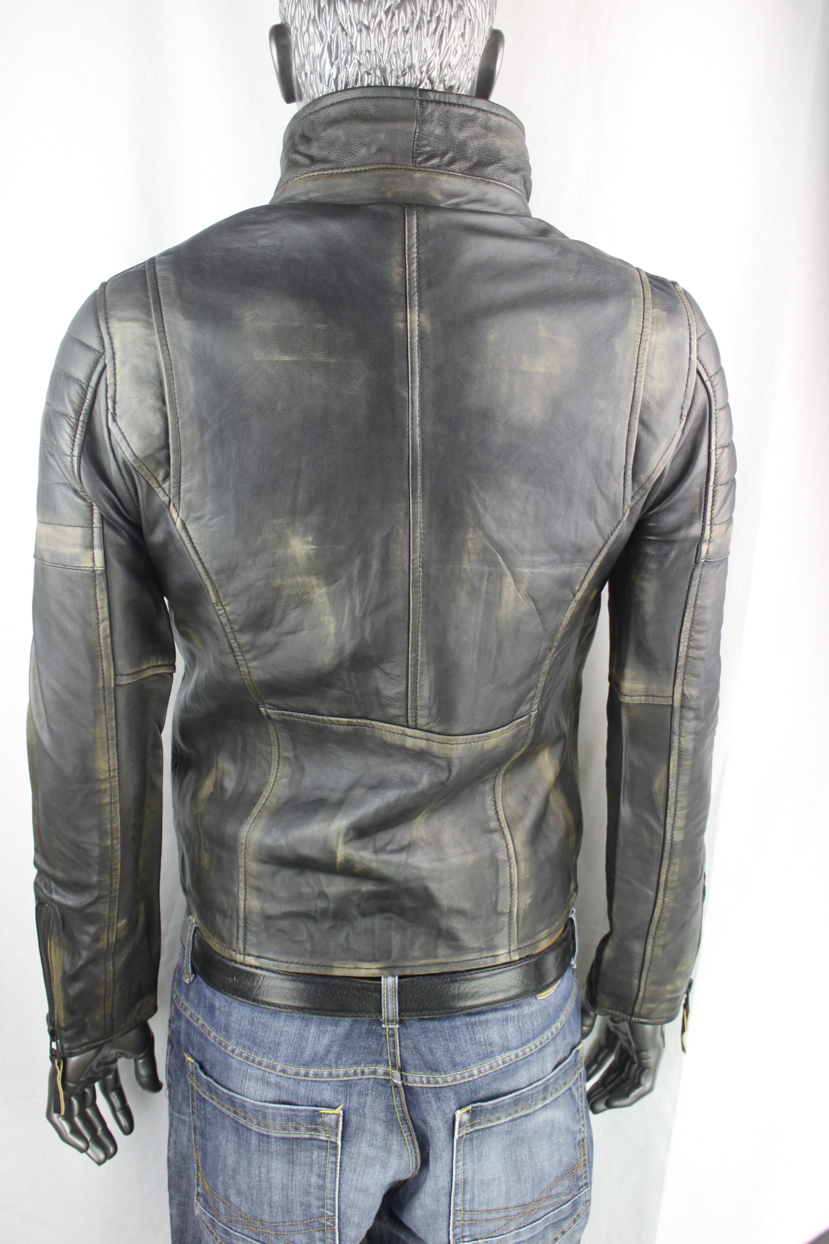 Men's Leather Denim Style Jacket in Black – Radford Leather  Fashions-Quality Leather and Sheepskin Jackets for Men and Women. Coventry,  West Midlands, UK for over 40 years