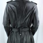 Ladies Brown Leather 3/4 Coat - Image 2