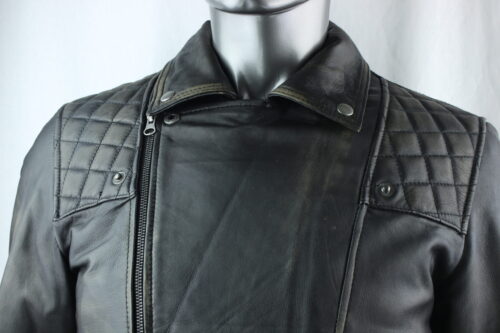 Men's Vintage Leather Biker Jacket