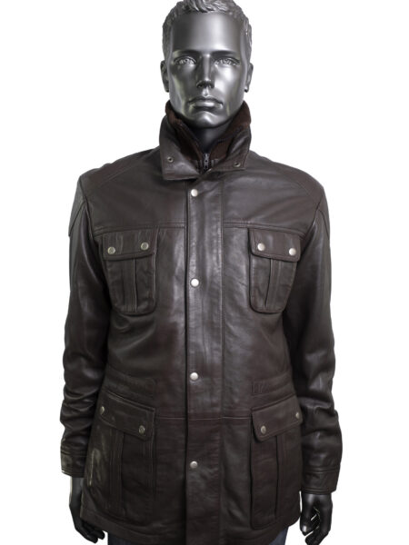 Men's Brown Leather Jacket