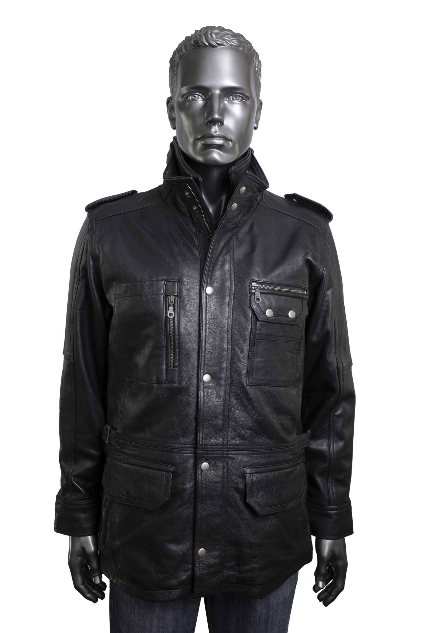 Men's Leather Denim Style Jacket in Black – Radford Leather  Fashions-Quality Leather and Sheepskin Jackets for Men and Women. Coventry,  West Midlands, UK for over 40 years